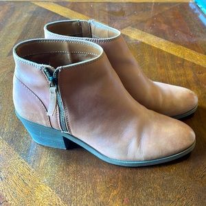 Gap Leather Booties Size 10